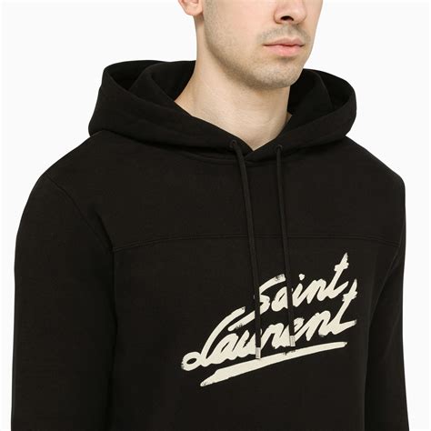 saint laurent black hoodie